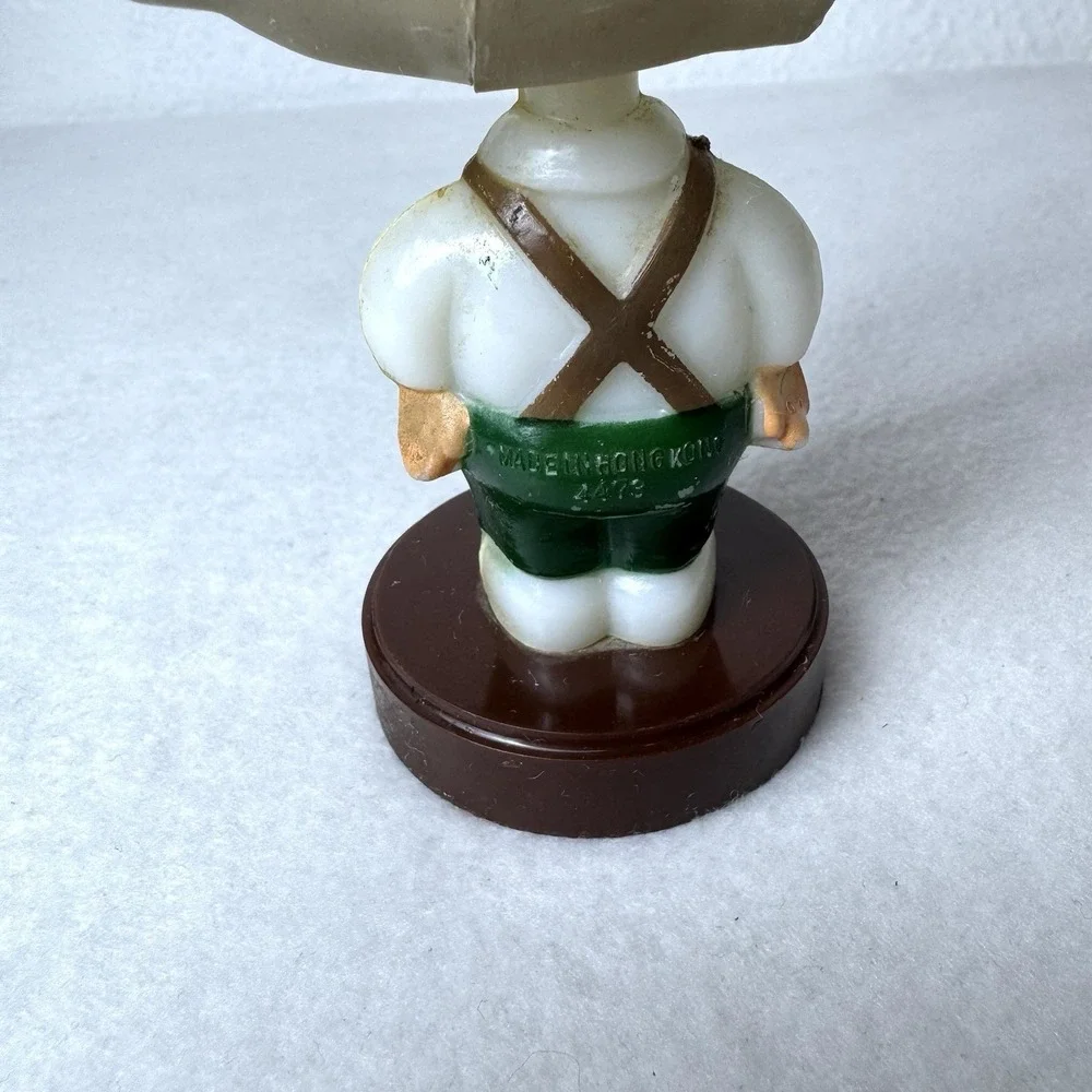 Vintage Plastic Bobble Head Nodder Elephant in Overalls -‎ Political